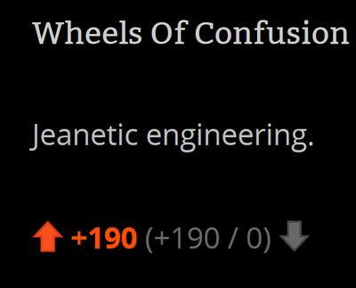 An Ars commenter replies: jeanetic engineering