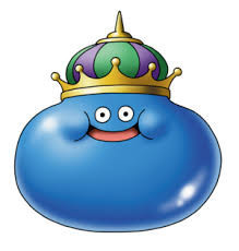 Big smiling slime with crown 