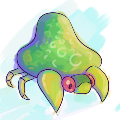 A green pokemon, it has the mushroom shell of Parasect and the dragonfly like head of Flygon. 