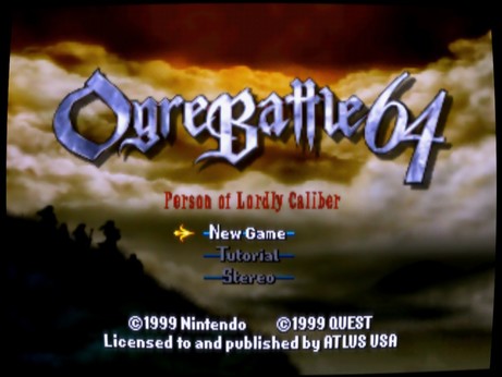 screenshot from Ogre Battle 64