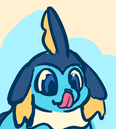 Vap licking their own nose