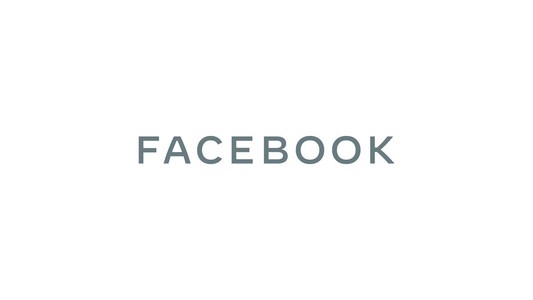 The new Facebook logo, the word "FACEBOOK" in an all all-caps, sans-serif typeface.
