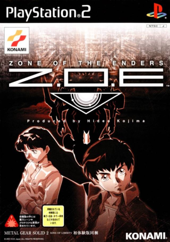 the cover of Zone of the Enders with the abbreviation "Z.O.E." displayed prominently