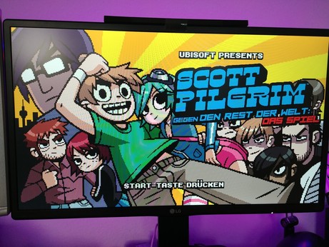 the Scott Pilgrim PS3 game that's not available on PSN anymore running on my PS3
