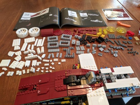 That's a lot of goddamn little plastic LEGO pieces, moderately knolled and played out.