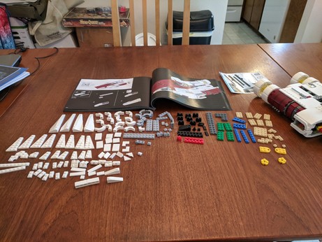 A wide swath of LEGO pieces