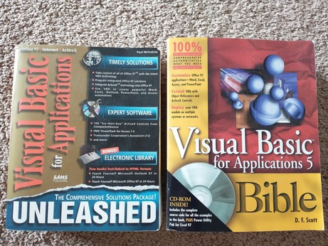 VBA Books.