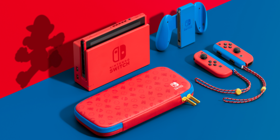 a new "Mario Edition" Switch which is just red and blue