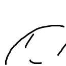 a cutesy from-the-bottom-corner smiley face