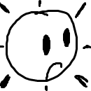 a less cutesy face looking right that looks surprised