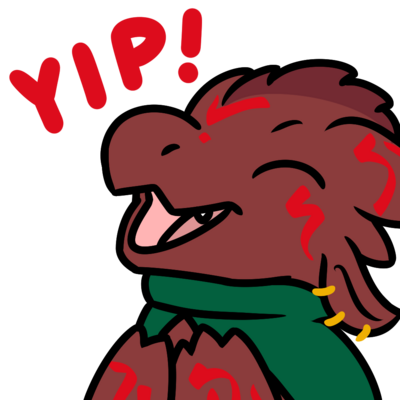 wyx the kobold yipping