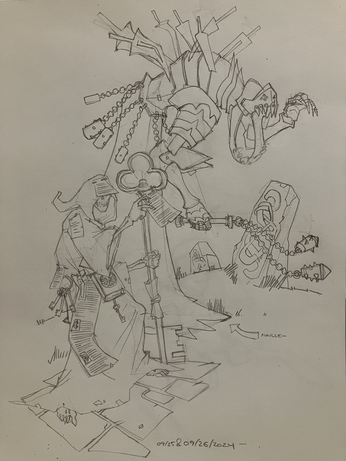oh yeah also I pretend to be a serious artist sometimes. #drawing