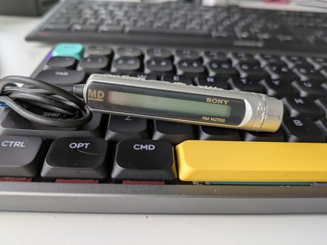 a Sony RM-MZR50 in-line remote for a minidisc player